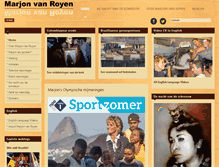 Tablet Screenshot of marjonvanroyen.nl
